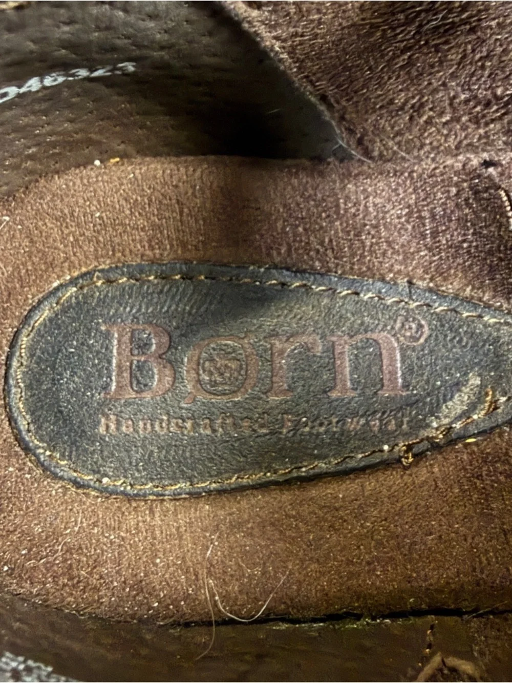 Born Brown Suede Ankle Booties with Buckle
